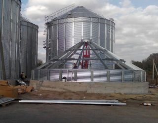 Фермерське господарство на Київщині збільшує потужності для зберігання зерна