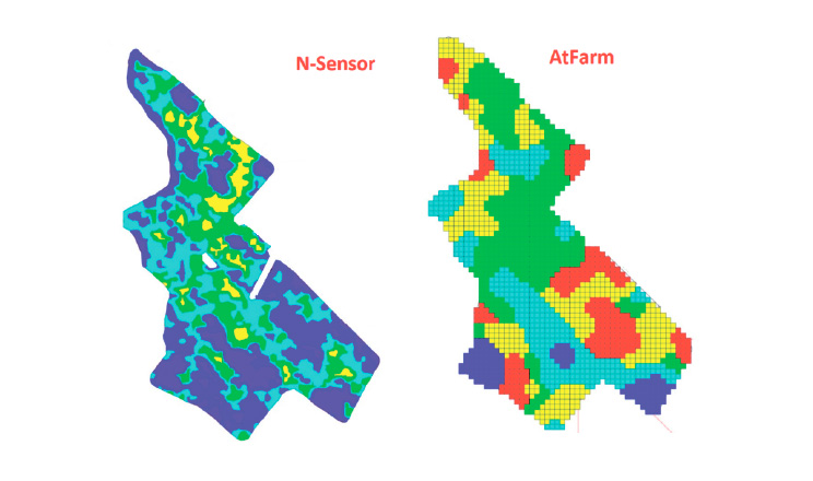 Yara доводить ефективність N-Sensor і сервісу створення карт диференційного внесення добрив - Atfarm