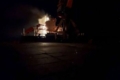 Російські загарбники обстріляли торговельне судно в порту Маріуполь