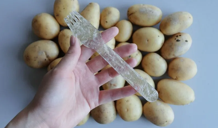 Картопляний крохмаль допомагає розкладати пластик