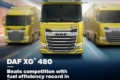 Вантажівки DAF XG+ 480 визнали найбільш економічними