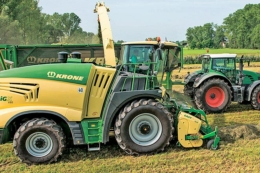KRONE BiG X регулює довжину подрібнення рослинної маси від 4 до 30 мм