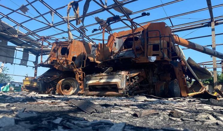 російські окупанти зруйнували та пошкодили майно 315 сільгосппідприємств Донеччини