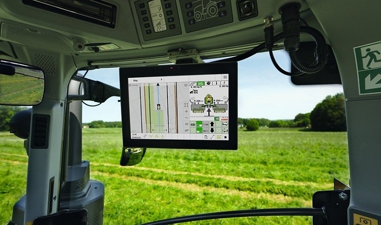 CEMIS 1200 використовує GPS для складання карт врожайності точного землеробства