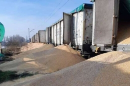 У Польщі вандали вчетверте розсипали українське зерно з вагонів