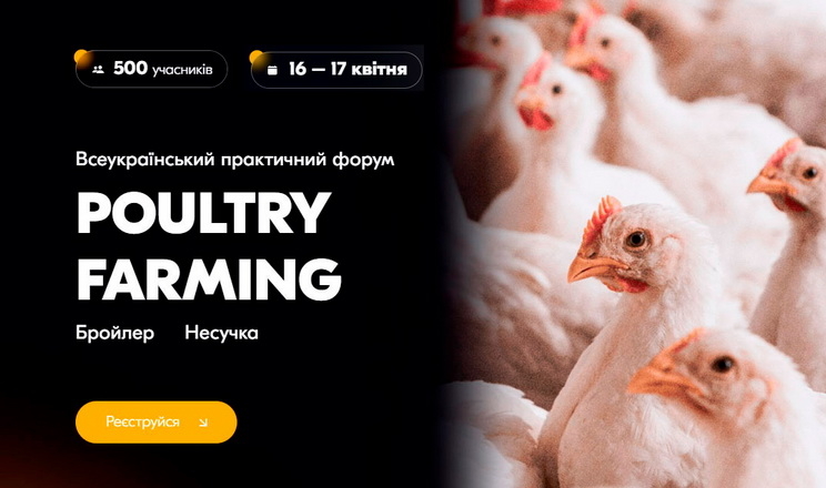 Як експортувати більше птахопродукції та підвищувати її якість обговорять на Міжнародному форумі Poultry Farming