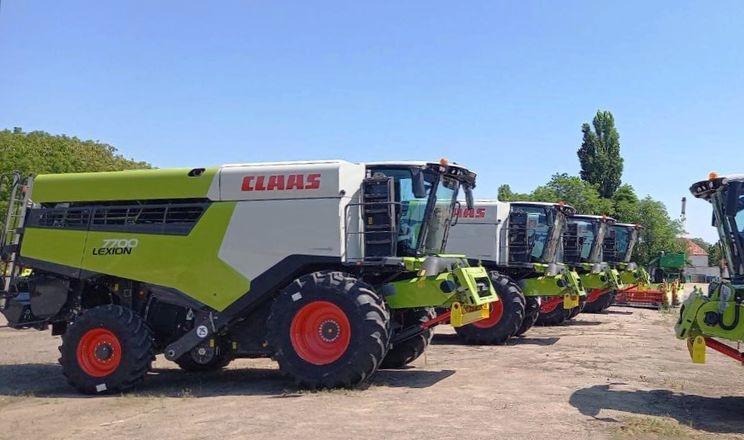 «Нібулон» готується жнивувати новими комбайнами Claas Lexion 