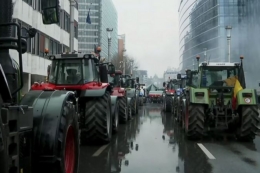 Протести фермерів в Брюсселі триватимуть до виборів в Європарламент