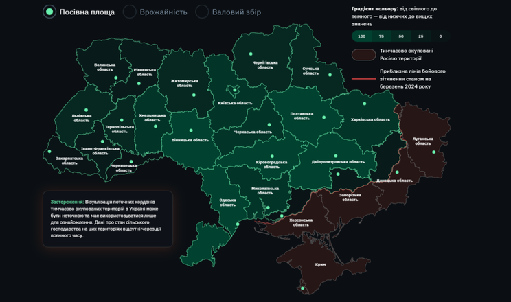 Українським фермерам надають безкоштовний доступ до супутникових даних полів