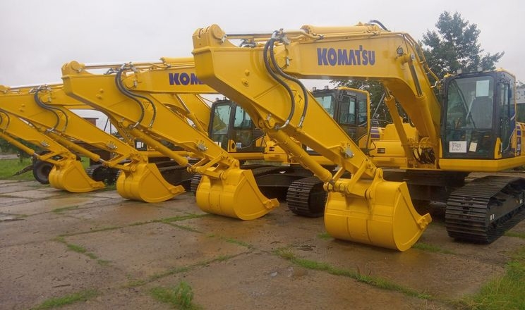 Держрибагентство отримало нову партію екскаваторів KOMATSU від Японії