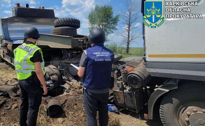 На Харківщині вантажівка підірвалась на ворожій міні