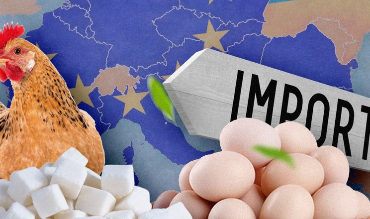 Уряд оновив обсяги квот на експорт цукру, м’яса птиці та субпродукти до ЄС