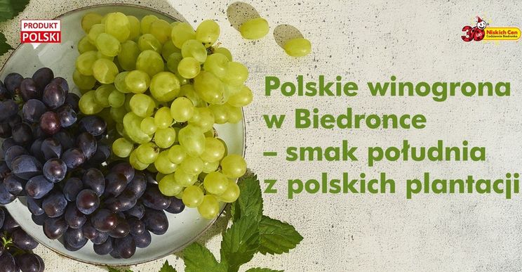 У Biedronka почали продавати польський виноград