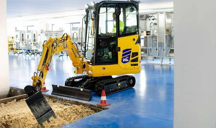 Komatsu представив електричний міні-екскаватор PC20E-6