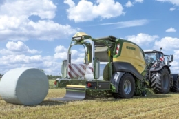 Krone представив продуктивний прес-підбирач з обмотуванням тюків