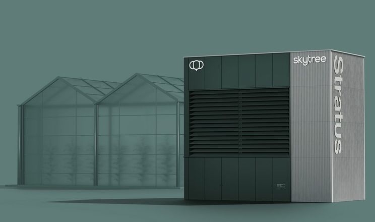 Європейські тепличники переходять на технологію захоплення CO₂ з повітря