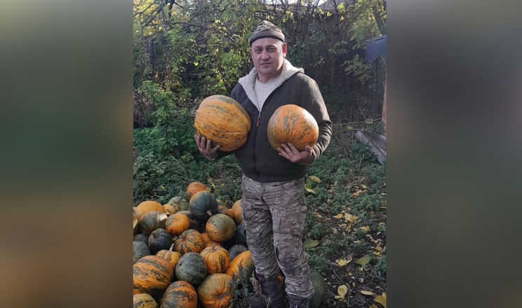 Ветеран з Кіровоградщини відкрив гарбузовий бізнес завдяки гранту