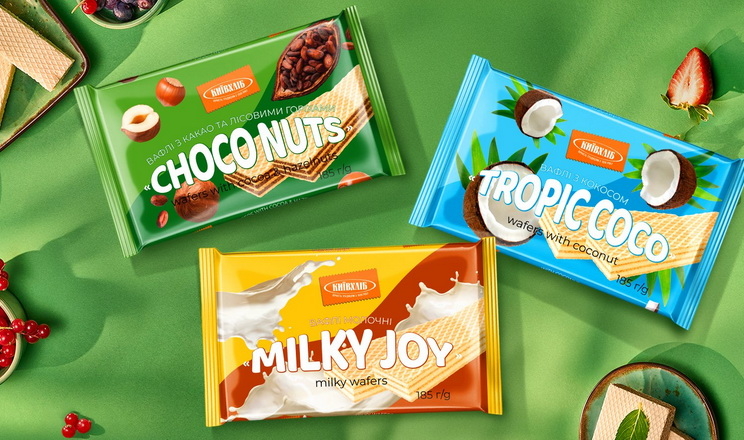 Під брендом «Київхліб» вироблятимуть вафлі, печиво та снеки