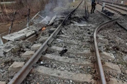 Залізнична інфраструктура вчергове зазнала ворожої атаки