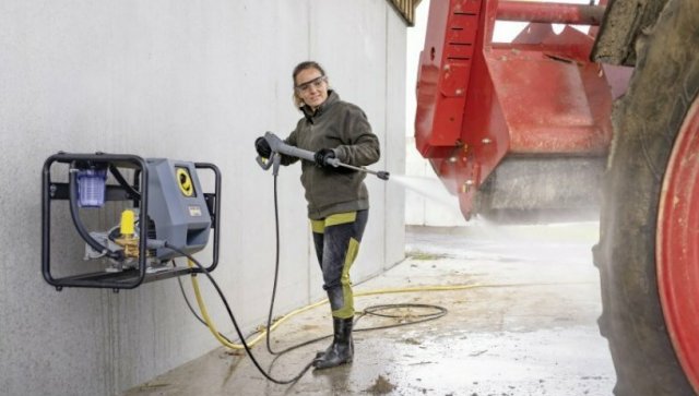 Kärcher випускає серію стаціонарних мийок для сільгосптехніки