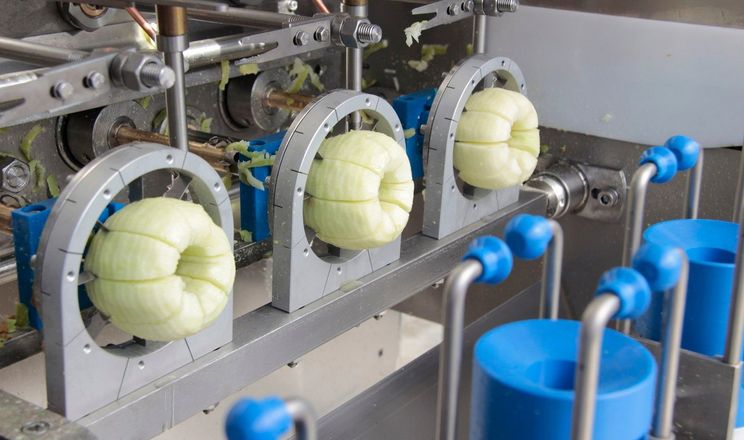 Машина для чищення яблук обробляє до 500 кг плодів за годину