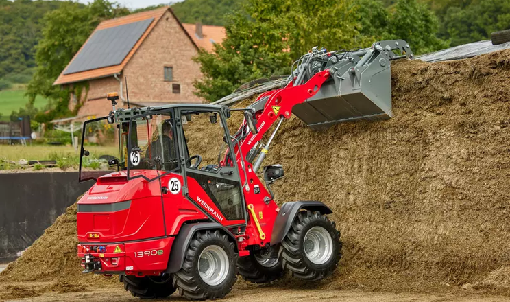 Електричний навантажувач Weidemann: тихий, потужний та з розумною батареєю