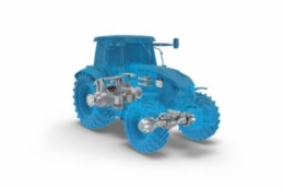 ZF презентував електричний привід для тракторів