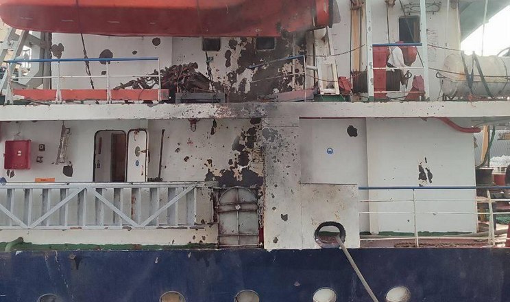 росія атакувала порти та цивільне судно, що прямувало Українським коридором