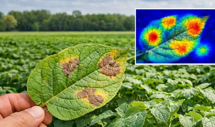 PotatoGuardNet виявляє хвороби листя картоплі з точністю 99%