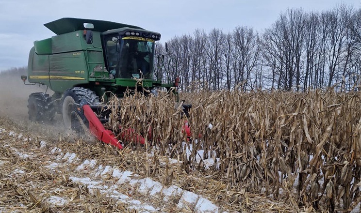 В «АГРОТРЕЙД» відновили збирання кукурудзи
