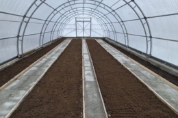 На Кіровоградщині в притулку для переселенців збудували теплицю