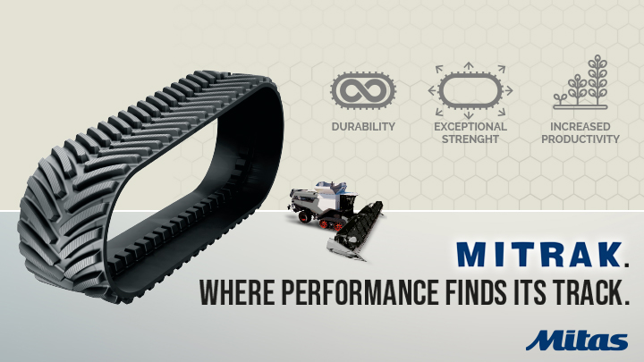 Виробник Mitas виходить на ринок гумових гусениць