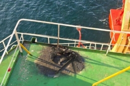 російський БпЛА влучив у цивільне судно, яке прямувало Українським коридором