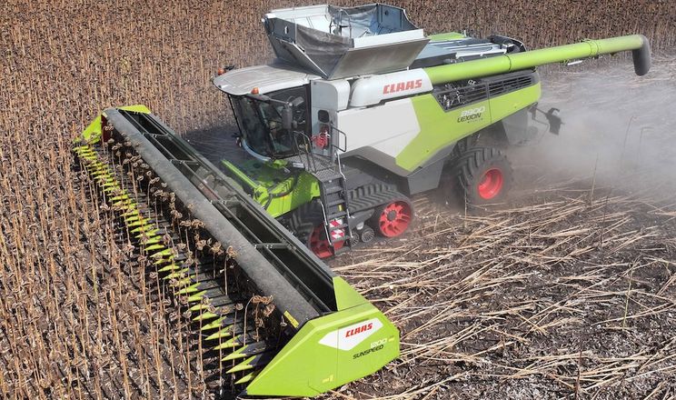 Claas розширює лінійку жаток Sunspeed для збирання соняшнику