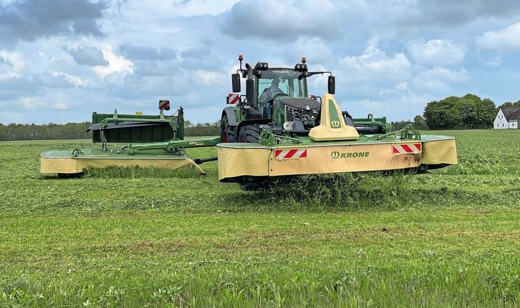 Krone презентував найширшу навісну косарку-плющилку
