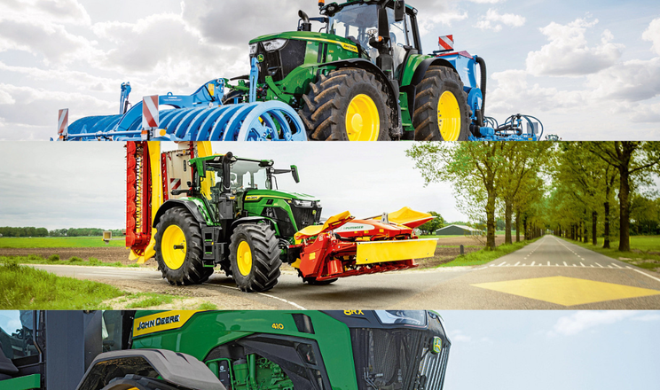 John Deere оновить трактори трьох популярних серій