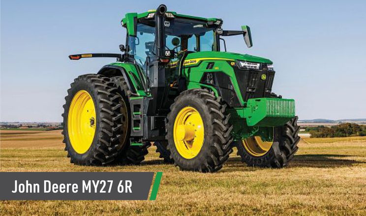 John Deere оновив лінійку середньорозмірних тракторів серії 6R