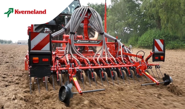 Kverneland представив нову 6-метрову комбіновану сівалку f-drill
