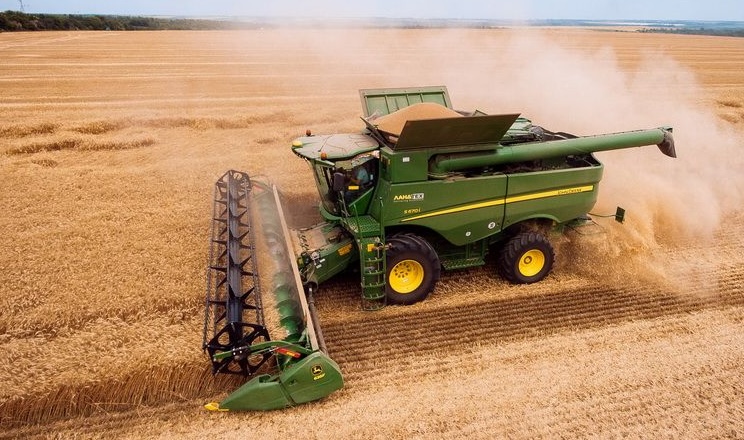 Жнивування в тандемі – John Deere із Claas