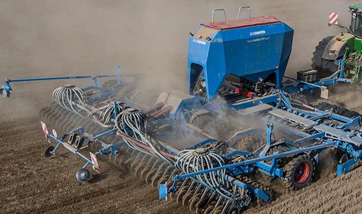 На Тернопільщині запустили посівний комплекс Lemken Solitair DT/900