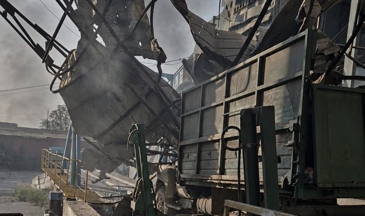 На Миколаївщині внаслідок дронової атаки пошкоджено елеватор