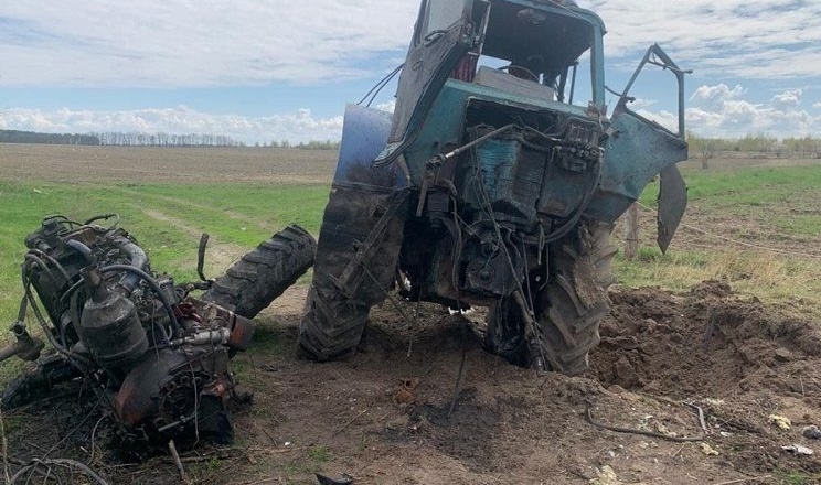На Миколаївщині тракторист загинув через вибух боєприпасу в полі