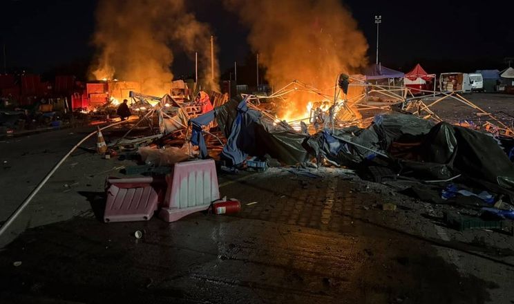 Вночі ринок «Столичний» зазнав атаки безпілотників