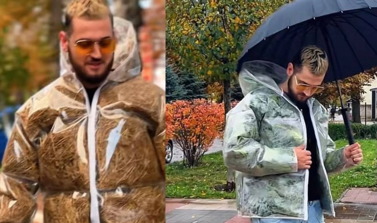 Дизайнер з Вінниччини створив осінні куртки з соломи та капусти